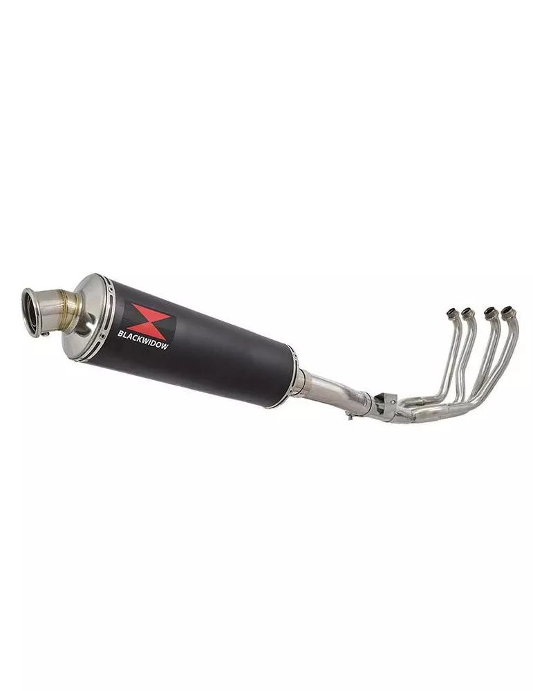 YZF1000 YZF1000R 1996-2003 Thunderace Ligne complète & Silencieux Rond Noir En Inox 400mm