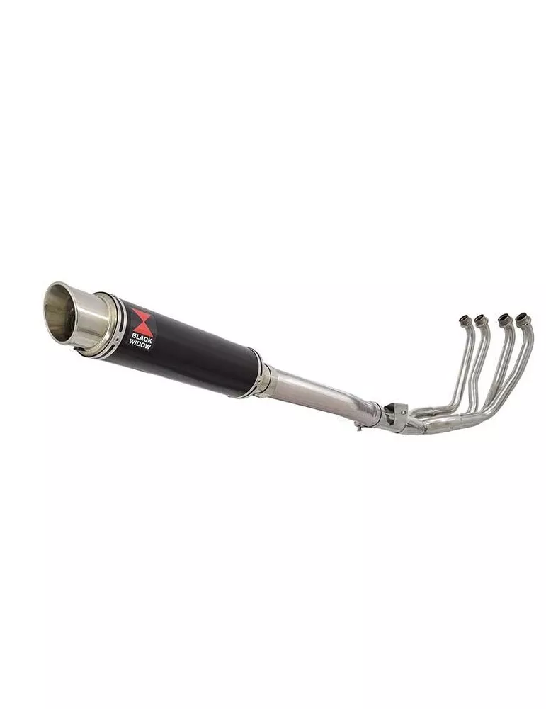 YZF1000 YZF1000R 1996-2003 Thunderace Ligne complète & Silencieux Rond GP Style Noir En Inox 350mm