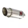 GSX650F GSX 650 F 2007-2016 Ligne complète & Silencieux Rond En Inox 200mm
