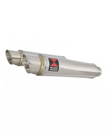 YZF R1 04-05 Silencieux Kit & Silencieux  GP Style Rond En Inox 350mm