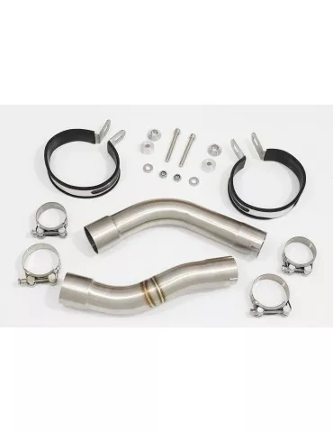 YZF R1 04-05 Silencieux Kit & Silencieux Ovale En Inox + Canule en Carbone 300mm