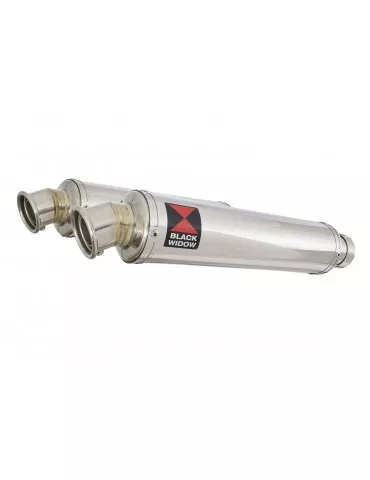 YZF R1 04-05 Silencieux Kit & Silencieux Rond En Inox 350mm