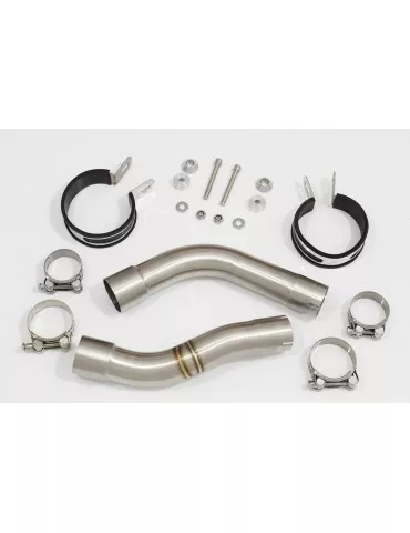 YZF R1 04-05 Silencieux Kit & Silencieux Rond En Inox 350mm