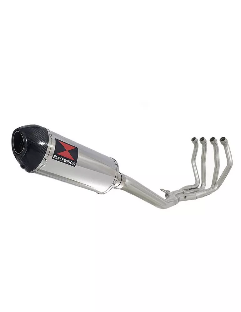 GSX1300R GSX 1300 R HAYABUSA 1999-2007 4-1 Ligne complète & Silencieux Ovale En Inox + Canule En Carbone 300mm