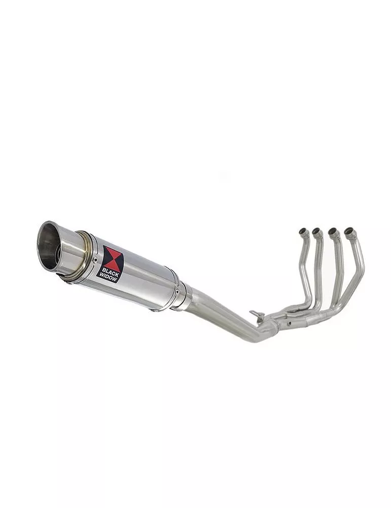 GSX1300R GSX 1300 R HAYABUSA 1999-2007 4-1 Ligne complète & Silencieux Rond GP Style En Inox 230mm