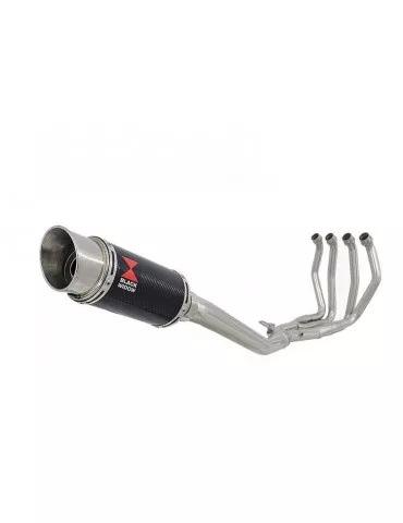 GSX1300R GSX 1300 R HAYABUSA 1999-2007 4-1 Ligne complète & Silencieux Rond En Carbone 200mm