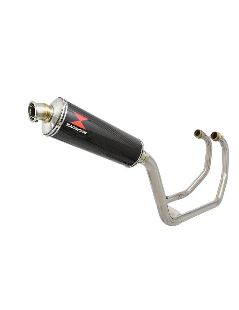 GSX1300R GSX 1300 R HAYABUSA 1999-2007 4-1 Ligne complète & Silencieux Ovale En Carbone 400mm