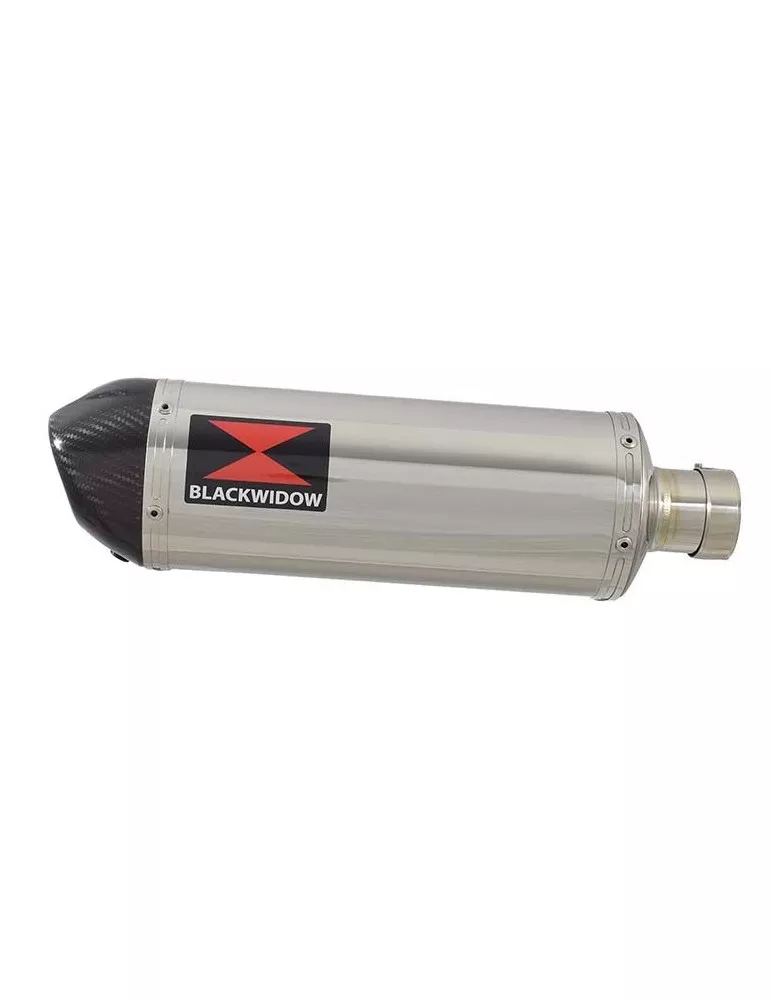 GSX1200 Inazuma Tube de raccord et Silencieux Ovale En Inox + Canule En Carbone 300mm
