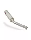 GSX 1400 GSX1400 4-1 Tube de raccord et Silencieux Ovale En Inox 400mm