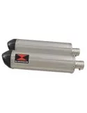 GSX1300R GSX 1300 HAYABUSA 2008-2016 4-2 Tube de raccord et Silencieux Ovale En Inox + Canule En Carbone 400mm