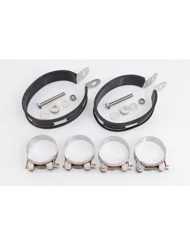 GSX1300R GSX 1300 HAYABUSA 2008-2016 4-2 Tube de raccord et Silencieux Ovale En Carbone 300mm