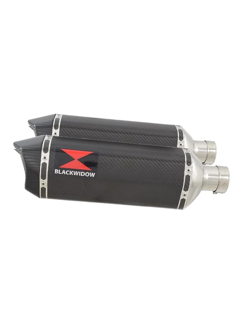 GSX1300R GSX 1300 HAYABUSA 2008-2016 4-2 Tube de raccord et Silencieux Hexagonale En Carbone 300mm