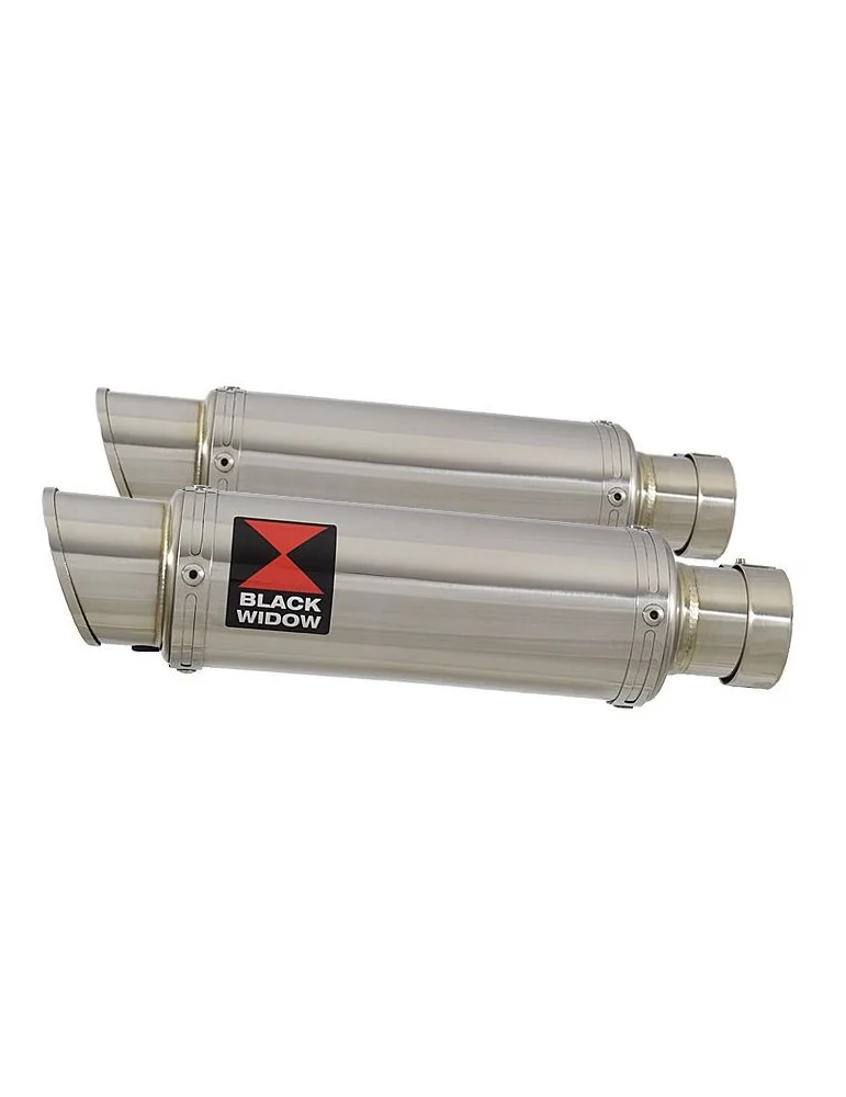 GSX1300R GSX 1300 HAYABUSA 2008-2016 4-2 Tube de raccord et Silencieux Rond GP Style En Inox 230mm