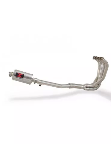 GSX600F GSXF GSX 600 F 1997-2006 Ligne complète & Silencieux Ovale En Inox 230mm