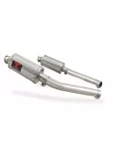 GSX1300R GSX 1300 HAYABUSA 2008-2016 4-2 Tube de raccord et Silencieux Ovale En Inox 230mm