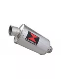 GSXF600 GSX600F 1998-2006 Tube de raccord et Silencieux Ovale En Inox 230mm