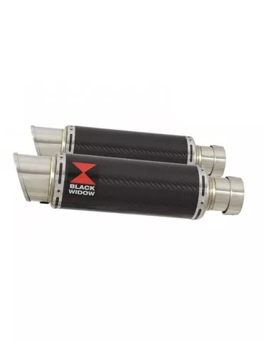 GSX1300R GSX 1300 HAYABUSA 2008-2016 4-2 Tube de raccord et Silencieux GP Rond En Carbone 230mm