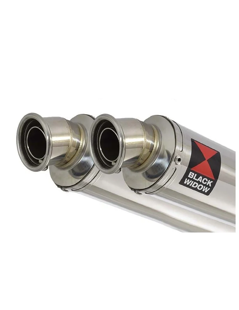 GSX1400 4-2 Silencieux kit & Silencieux Rond En Inox SN35R 350mm