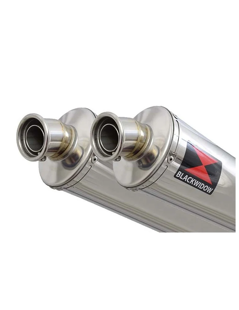 GSX1400 4-2 Silencieux kit & Silencieux Rond En Inox SN30R 300mm
