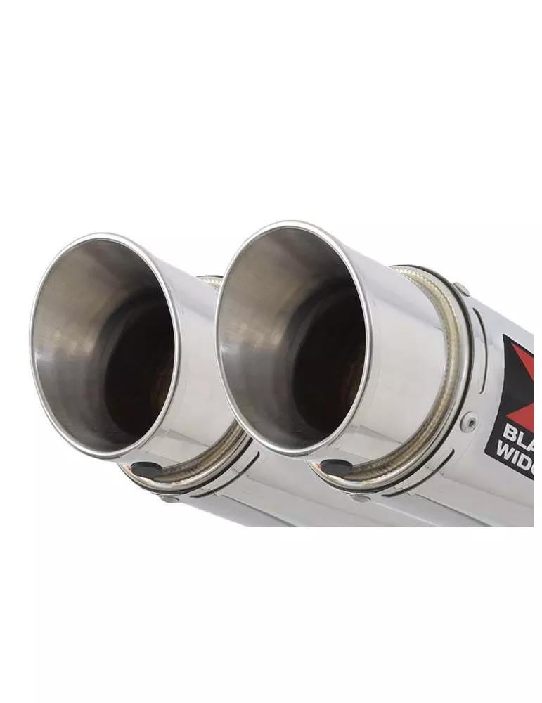GSX1400 4-2 Silencieux kit & Silencieux Rond GP style En Inox SG35R 350mm