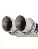 GSX1400 4-2 Silencieux kit & Silencieux Rond GP style En Inox SG35R 350mm