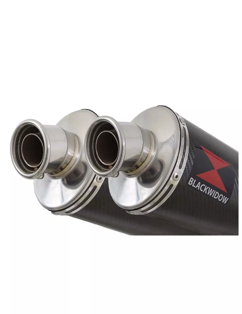 GSX1400 4-2 Silencieux kit & Silencieux Ovale En Carbone 300CS 300mm
