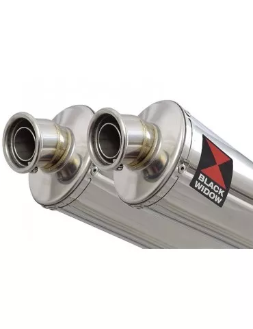 GSX1400 4-2 Silencieux kit & Silencieux Ovale En Inox 230SS 230mm