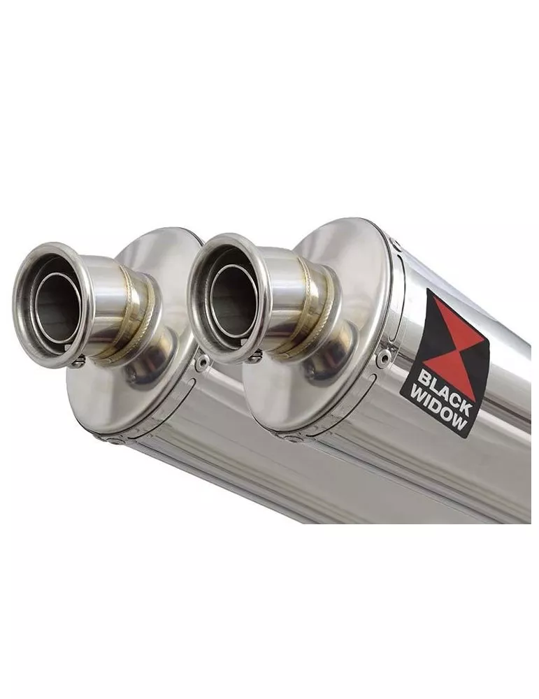 GSX1400 4-2 Silencieux kit & Silencieux Ovale En Inox 230SS 230mm