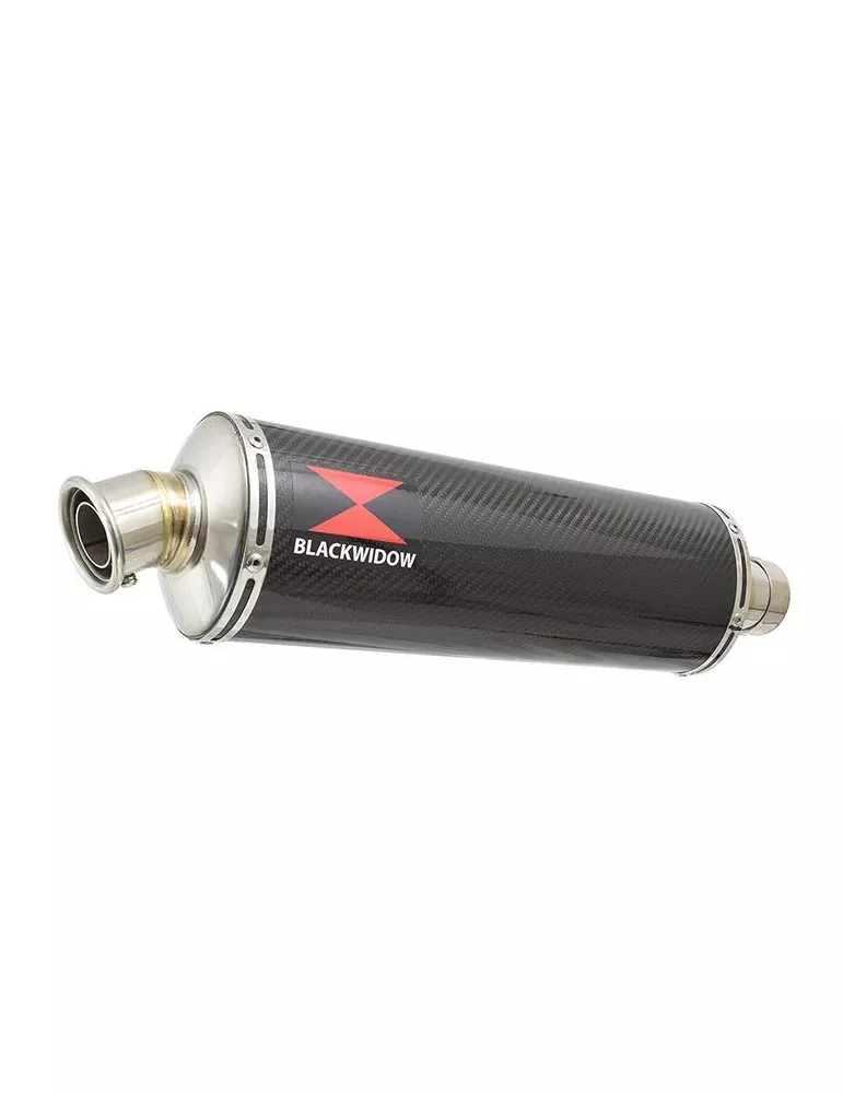 GSX 1400 GSX1400 4-1 Tube de raccord et Silencieux Ovale En Carbone 400mm