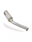 GSX 1400 GSX1400 4-1  Tube de raccord et Silencieux Ovale En Inox 300mm