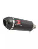 GSX 1400 GSX1400 4-1 Tube de raccord et Silencieux Ovale En Carbone 300mm