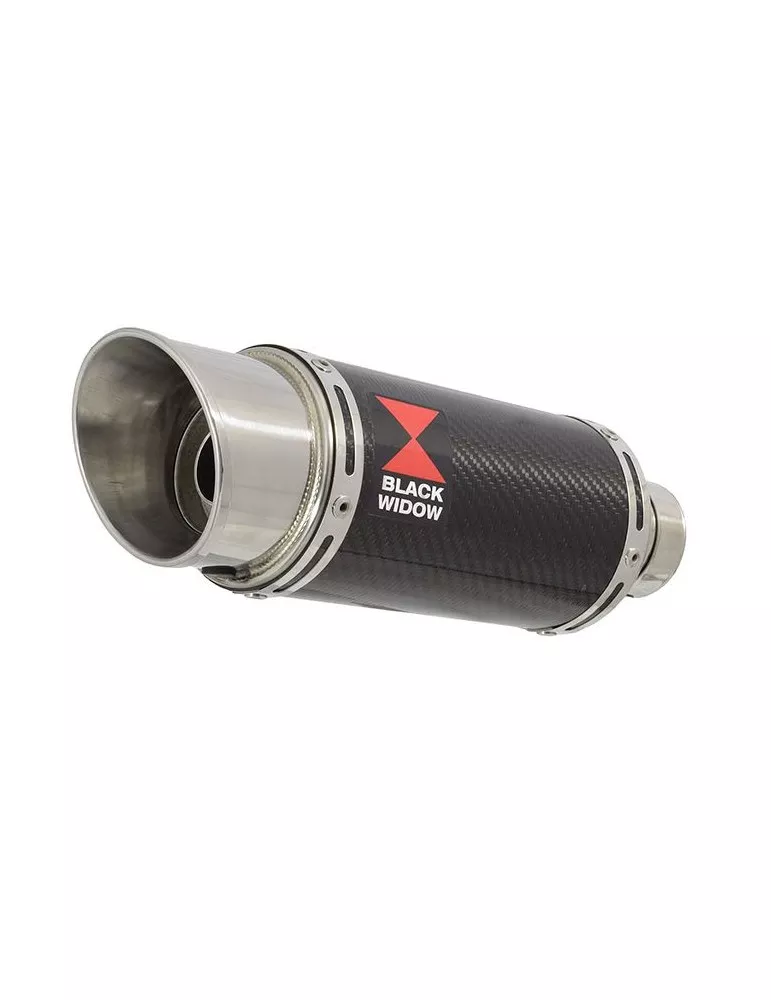 GSX 1400 GSX1400 4-1 Tube de raccord et Silencieux Rond En Carbone 200mm