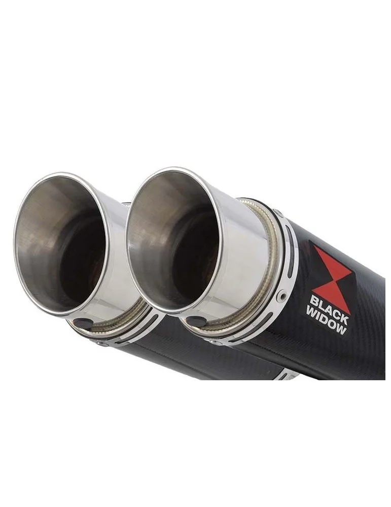 GSX1400 4-2 Silencieux kit & Silencieux GP Rond En Carbone 200CS 200mm