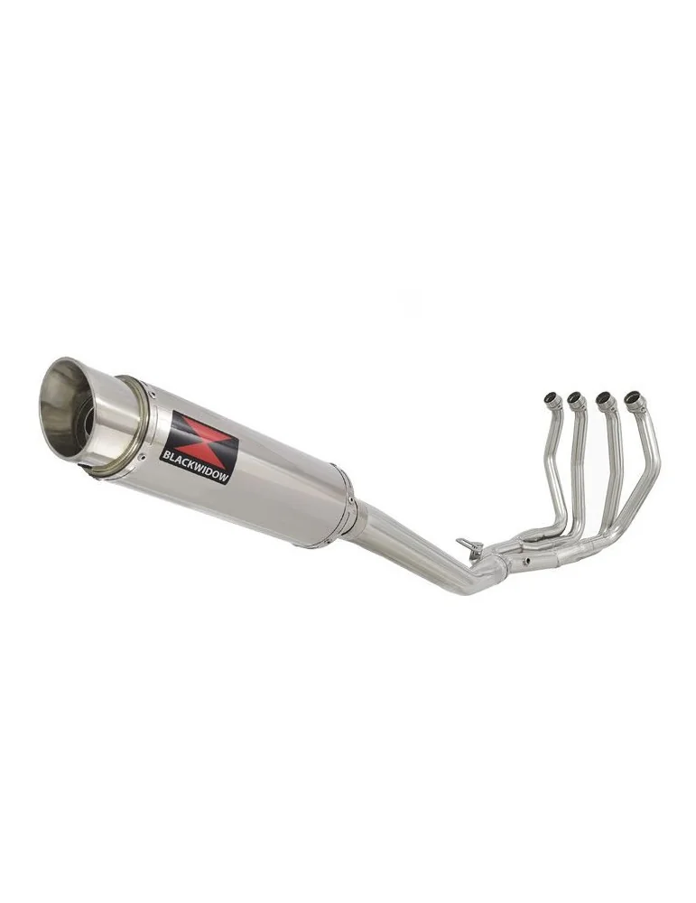 GSX1300R HAYABUSA 2008-2016 4-1 Ligne complète & Silencieux Rond GP Style En Inox 360mm
