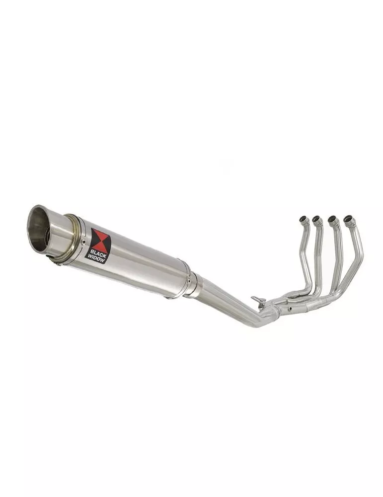 GSX1300R HAYABUSA 2008-2016 4-1 Ligne complète & Silencieux Rond GP Style En Inox 350mm