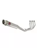 GSX1300R HAYABUSA 2008-2016 4-1 Ligne complète & Silencieux Rond GP Style En Inox 350mm