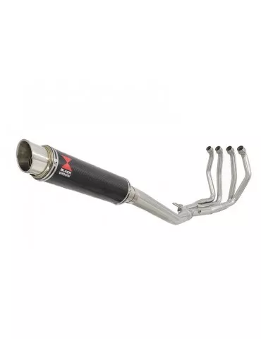 GSX1300R HAYABUSA 2008-2016 4-1 Ligne complète & Silencieux GP Rond En Carbone 350mm