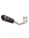 GSX1300R HAYABUSA 2008-2016 4-1 Ligne complète & Silencieux Ovale En Carbone 300mm