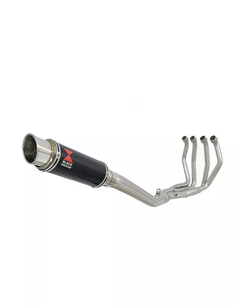 GSX1300R HAYABUSA 2008-2016 4-1 Ligne complète & Silencieux GP Rond En Carbone 230mm