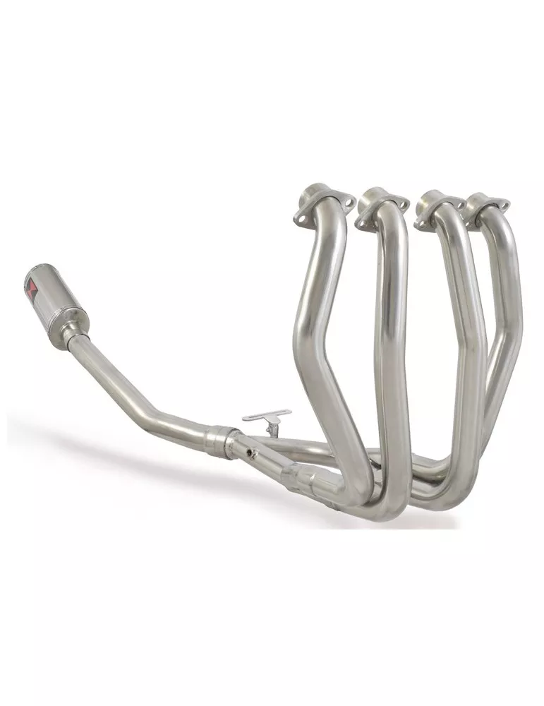 GSX1300R HAYABUSA 2008-2016 4-1 Ligne complète & Silencieux Ovale En Inox 230mm