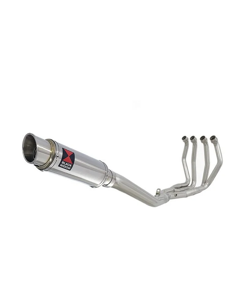 GSX1300R HAYABUSA 2008-2016 4-1 Ligne complète & Silencieux Rond GP Style En Inox 230mm