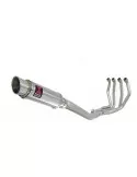 GSX1300R HAYABUSA 2008-2016 4-1 Ligne complète & Silencieux Rond GP Style En Inox 230mm