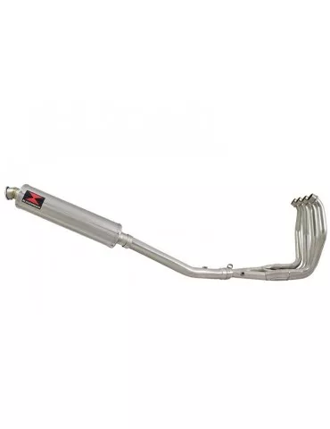 GSX1300R HAYABUSA 2008-2016 4-1 Ligne complète & Silencieux Rond En Inox 400mm
