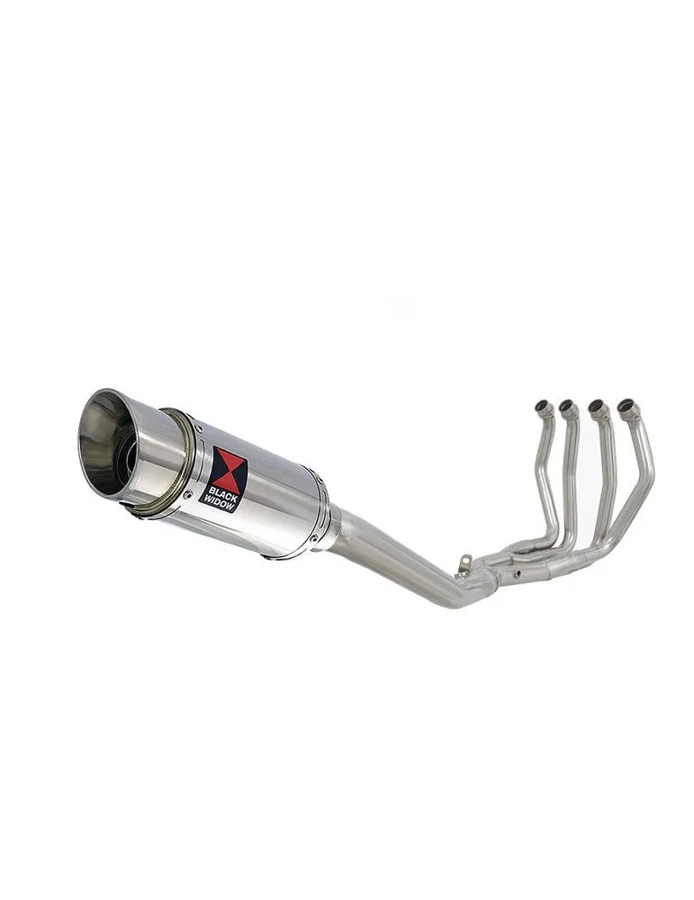 GSX1300R HAYABUSA 2008-2016 4-1 Ligne complète & Silencieux Rond En Inox 200mm