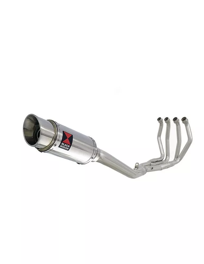 GSX1300R HAYABUSA 2008-2016 4-1 Ligne complète & Silencieux Rond En Inox 200mm