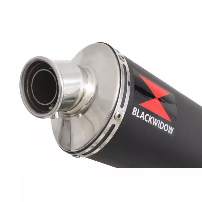 GSX1200 INAZUMA Performance Race Exhaust Black Stainless Ovale Silencieux 400mm