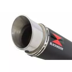 GSX1200 INAZUMA Performance Race Exhaust Black Stainless GP Rond Silencieux 360mm