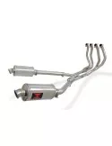 GSX1300R GSX 1300 HAYABUSA 2008-2016 4-2 Décatalyseur Ligne complète & Silencieux Ovale en Inox 230mm