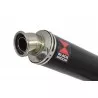 GSX1200 INAZUMA Performance Race Exhaust Black Stainless Rond Silencieux 350mm