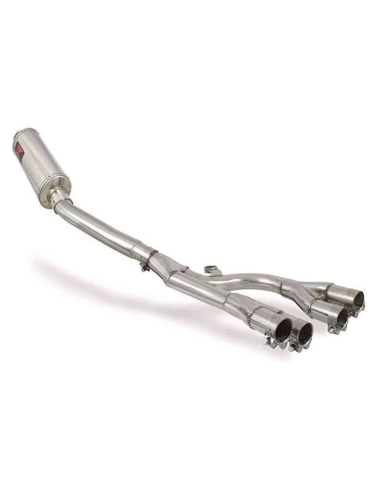 GSX1400 GSX 1400 4-1 Collecteur et Silencieux Ovale En Inox 300mm